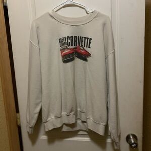 medium cream corvette sweater
